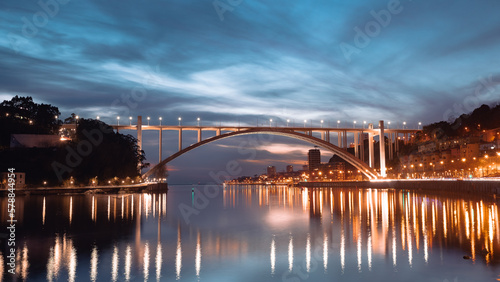 Ponte da Arrabida, Bridge over the Douro, in Porto Portugal.