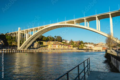 Ponte da Arrabida, Bridge over the Douro, in Porto Portugal. © Sonny