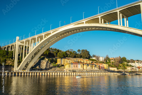 Ponte da Arrabida, Bridge over the Douro, in Porto Portugal. © Sonny