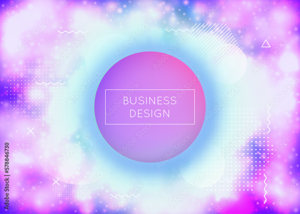 Digital Shape. Space Vector. Motion Dots. Dynamic Flyer. Magic Iridescent Composition. Liquid Pattern. Blue Light Presentation. Modern Texture. Violet Digital Shape