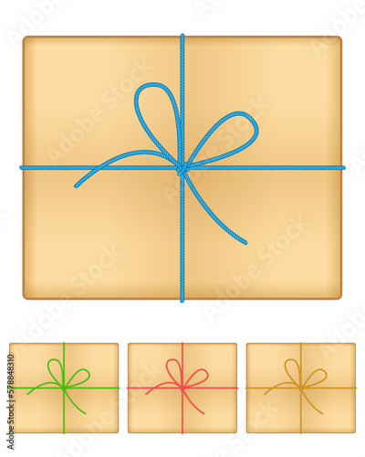 Abstract package illustration