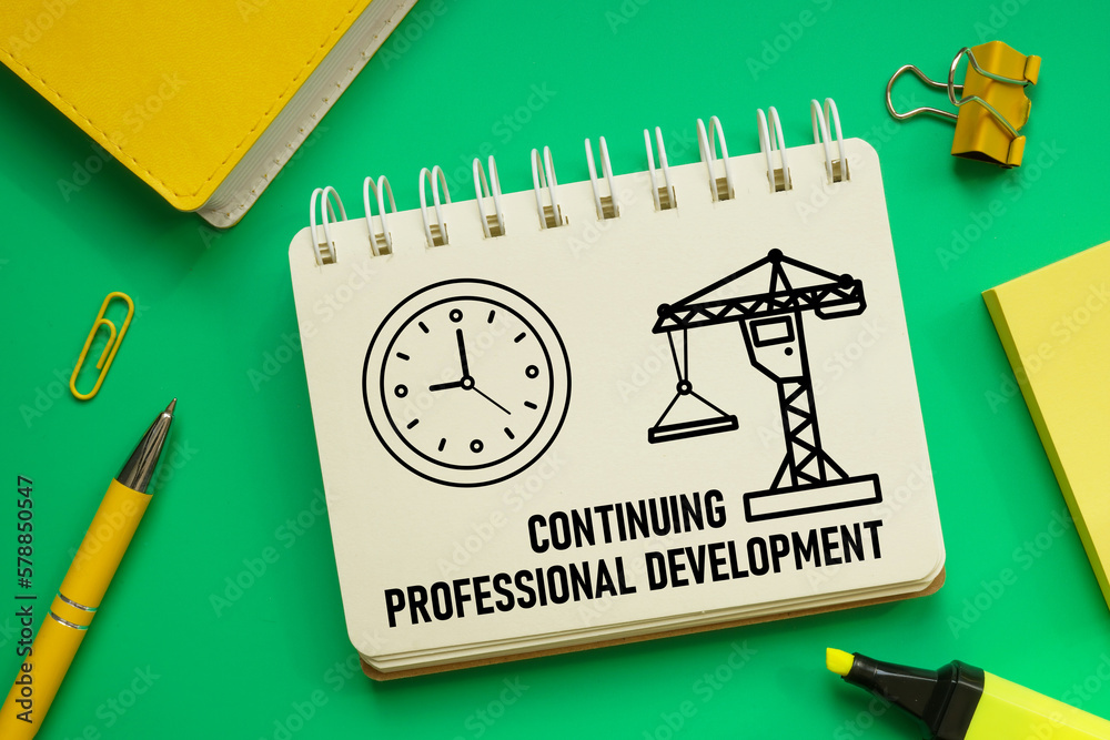 continuing-professional-development-cpd-is-shown-using-the-text-and