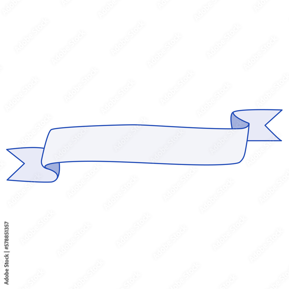 Simple Ribbon Vector Illustration Simple Ribbon Vector Illustration