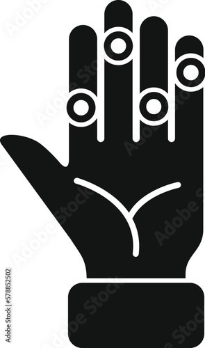 Hand health icon simple vector. Medical disease. Medical joint