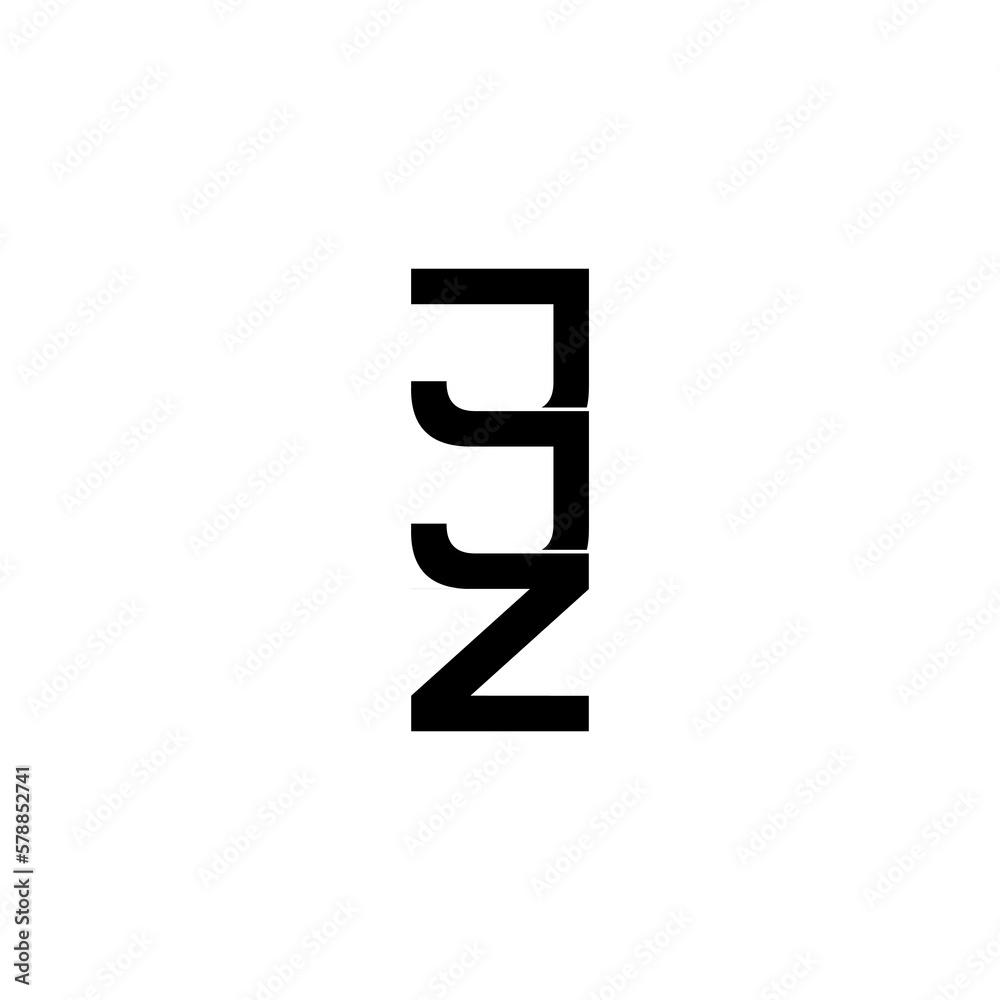 jjz initial letter monogram logo design jjz initial letter monogram logo design