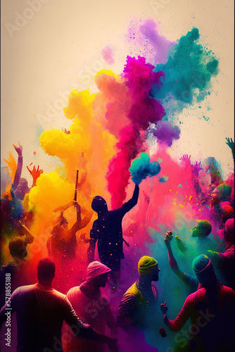 Happy Holi, Generative Ai
