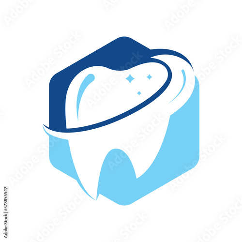 Dental logo Template vector illustration design. Dental Clinic Logo Teeth abstract design vector template.