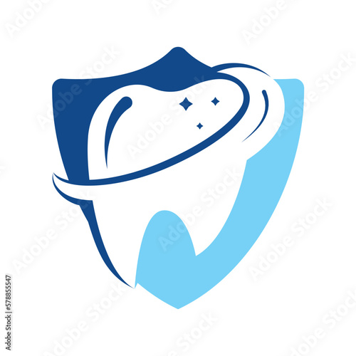 Dental logo Template vector illustration design. Dental Clinic Logo Teeth abstract design vector template.