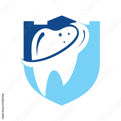 Dental logo Template vector illustration design. Dental Clinic Logo Teeth abstract design vector template.