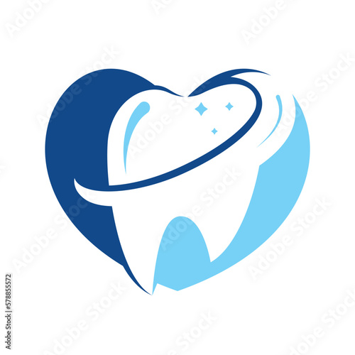 Dental logo Template vector illustration design. Dental Clinic Logo Teeth abstract design vector template.