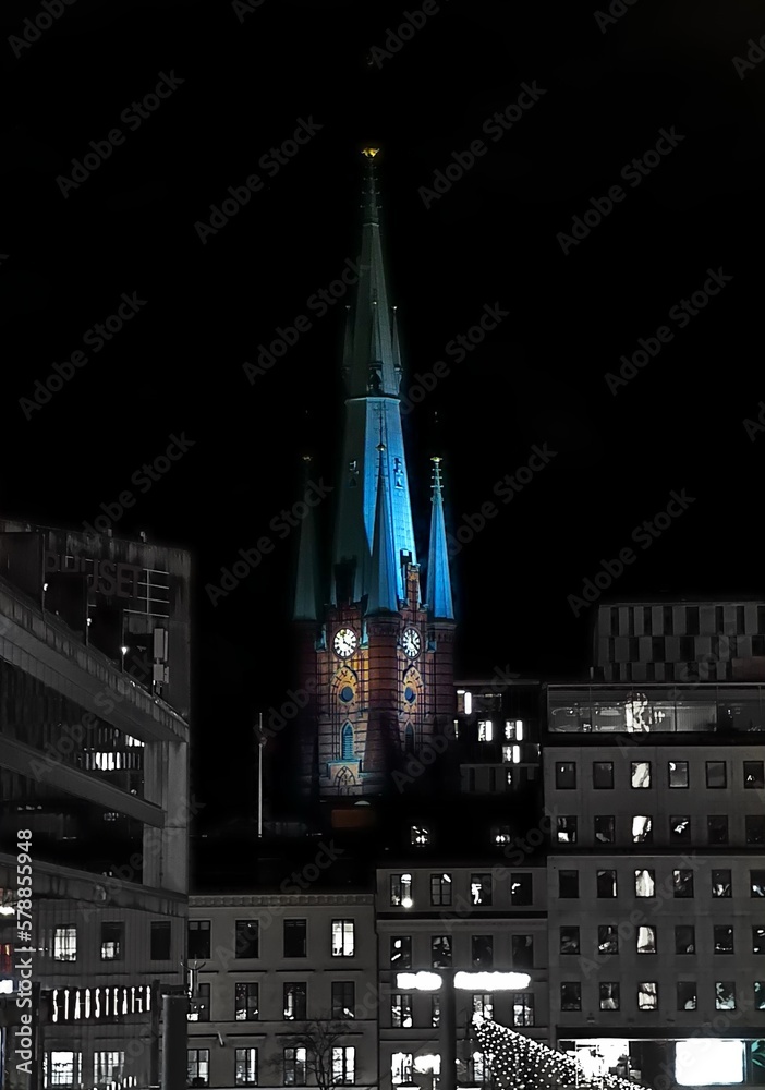 Obraz premium city at night