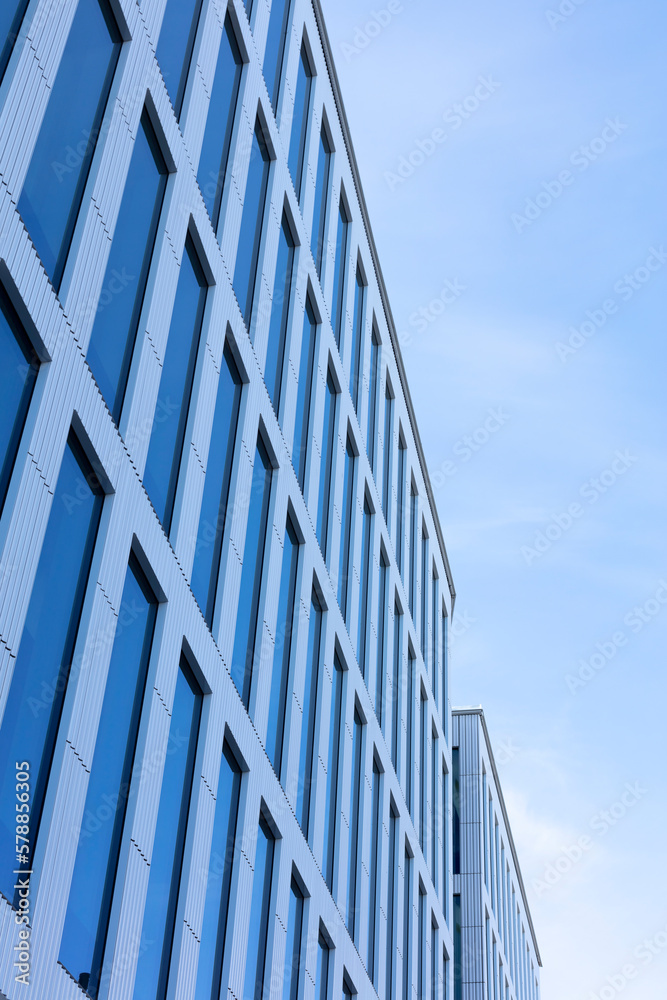 Linköping city new building, Withe house, modern office building in the city Linköping city new building, Withe house, modern office building in the city
