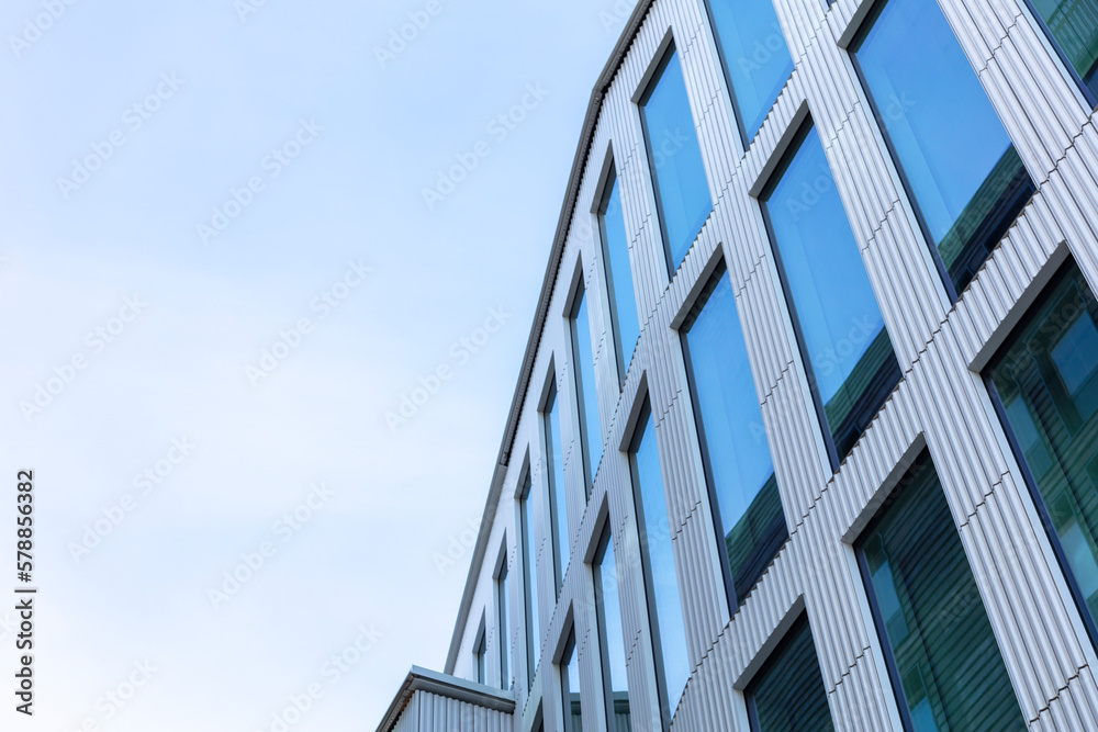 Linköping city new building, Withe house, modern office building in the city Linköping city new building, Withe house, modern office building in the city