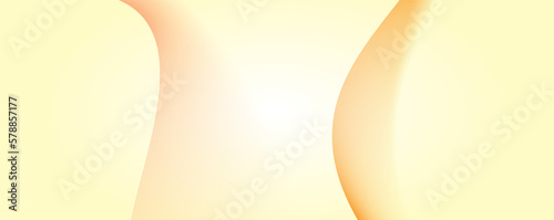 イエローの水の流れのようなウェーブ背景