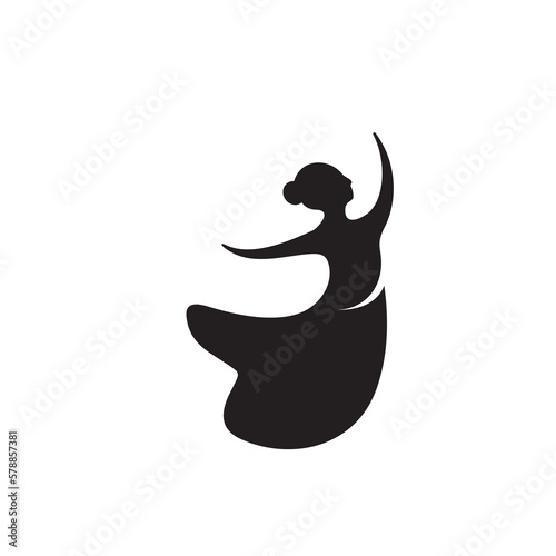 simple design about aestetic dancer,