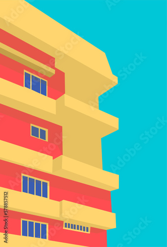 background with houses