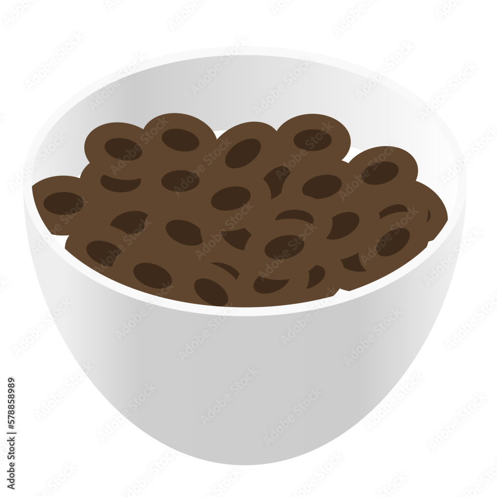 Cereal breakfast food Illustration Cereal breakfast food Illustration