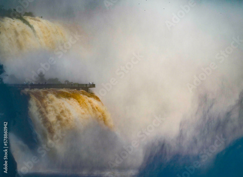 Brazilian Waterfalls. View from Argentina !  photo