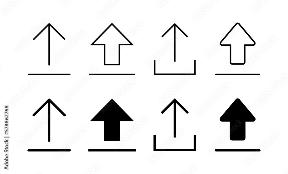 Upload icon vector for web and mobile app. load data sign and symbol Upload icon vector for web and mobile app. load data sign and symbol