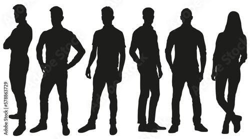 People silhouettes 49