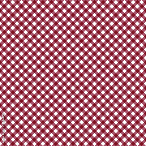 Retro Gingham Plaid Seamless Pattern - Cute gingham plaid repeating pattern design