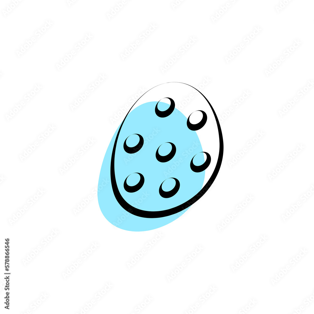 Happy Easter egg illustration Happy Easter egg illustration