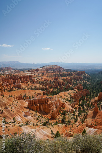 Beautiful shot of the Peek-A-Boo Trailhead in Bryce Canyon National Park in Bryce Canyon City, Utah