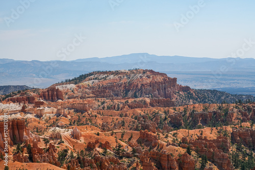 Beautiful day in Bryce Canyon National Park in Bryce Canyon City, Utah