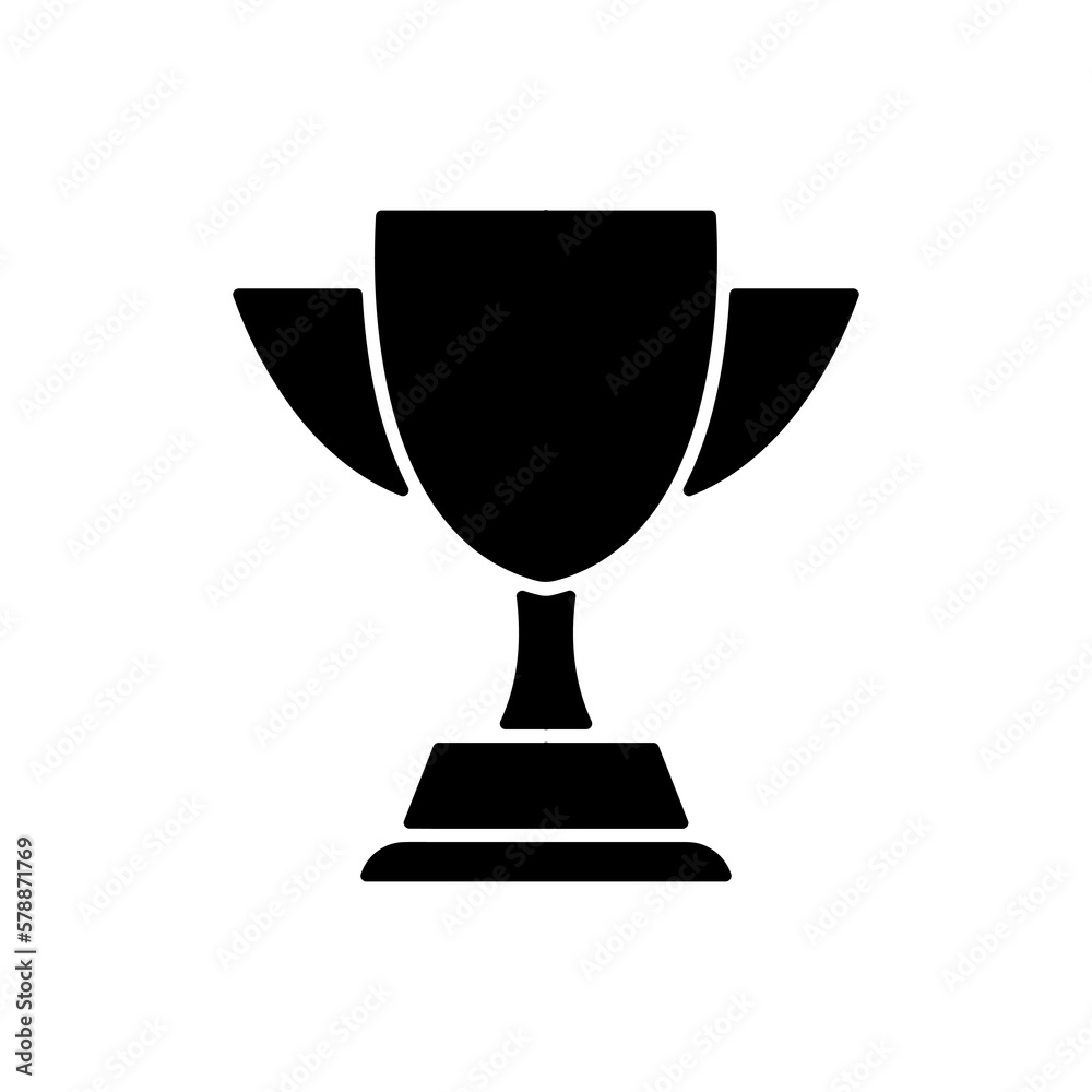  Cup trophy icon vector ilustration flat design