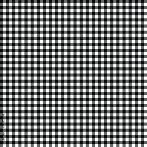 Retro Gingham Plaid Seamless Pattern - Cute gingham plaid repeating pattern design