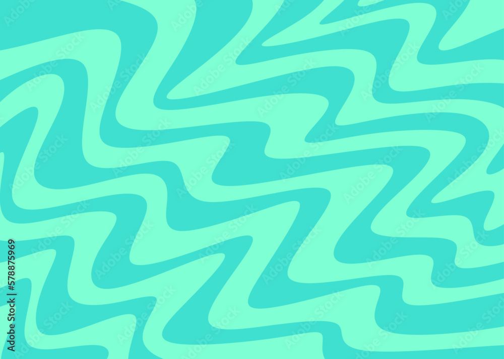Fototapeta premium Minimalist background with cute wavy lines pattern