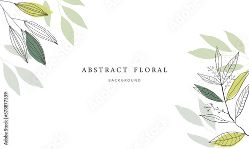 green leaves background