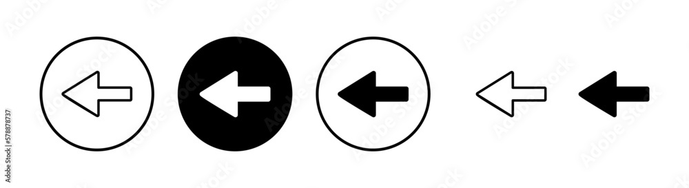 Arrow icon vector illustration. Arrow sign and symbol for web design. Arrow icon vector illustration. Arrow sign and symbol for web design.