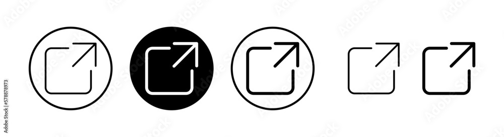 External link icon vector illustration. link sign and symbol. hyperlink symbol External link icon vector illustration. link sign and symbol. hyperlink symbol