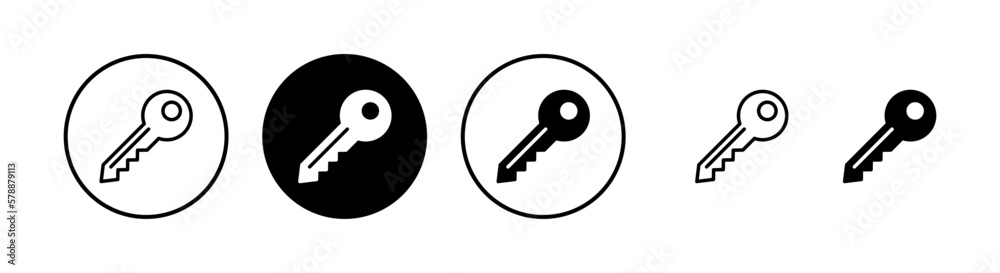 Key icon vector illustration. Key sign and symbol. Key icon vector illustration. Key sign and symbol.