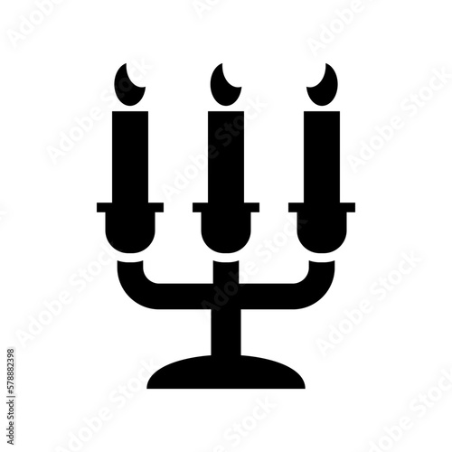 candelabra icon or logo isolated sign symbol vector illustration - high quality black style vector icons
