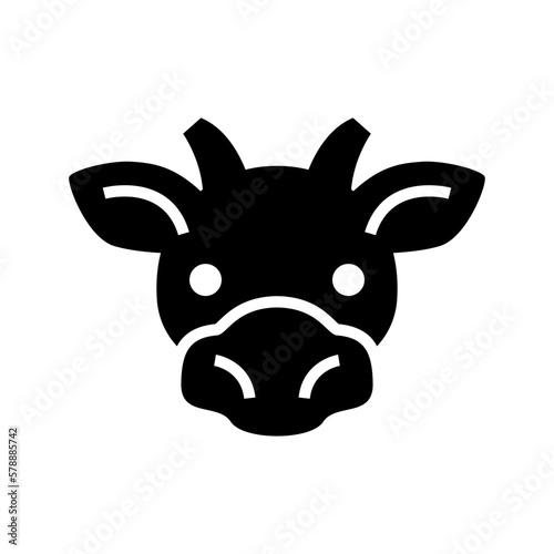 sacred cow icon or logo isolated sign symbol vector illustration - high quality black style vector icons 