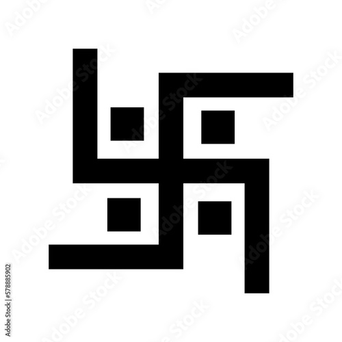 swastika icon or logo isolated sign symbol vector illustration - high quality black style vector icons  © Zahroe