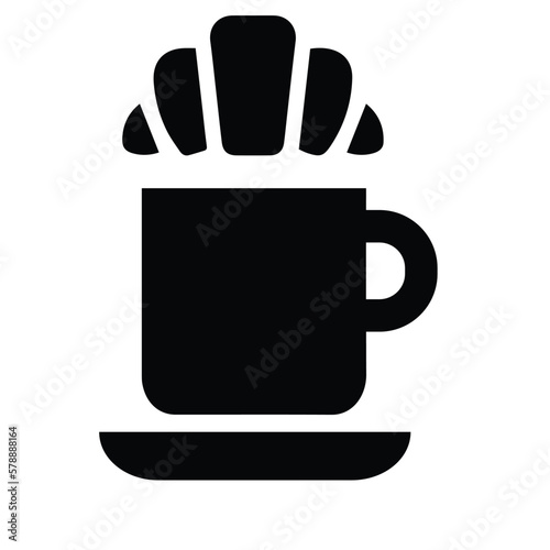 Bakery, christmas, croissant icon