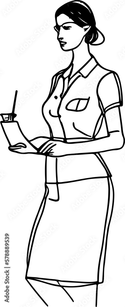 Nurse sketch drawing illustration Nurse sketch drawing illustration