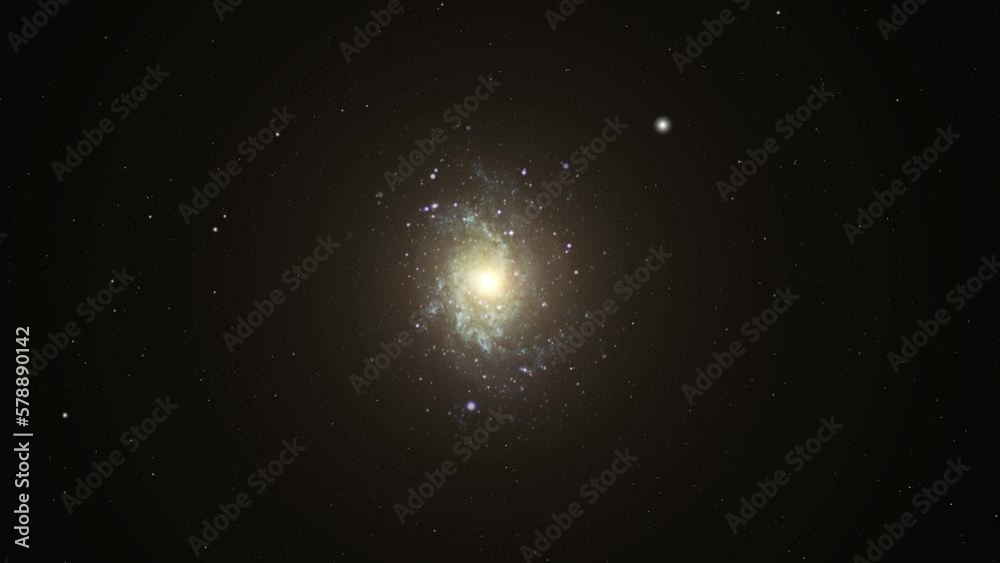 the galaxy shines brightly in the darkness of space. the galaxy shines brightly in the darkness of space.
