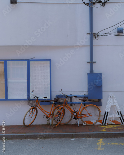 bicycles in the street (ID: 578891784)