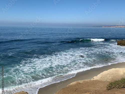 waves on the beach