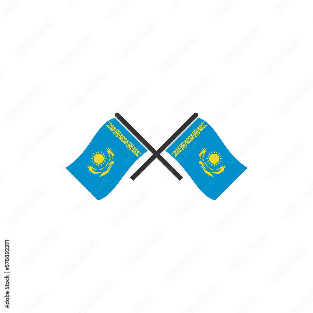 Kazakhstan flag icon set, Kazakhstan independence day icon set vector sign symbol Kazakhstan flag icon set, Kazakhstan independence day icon set vector sign symbol
