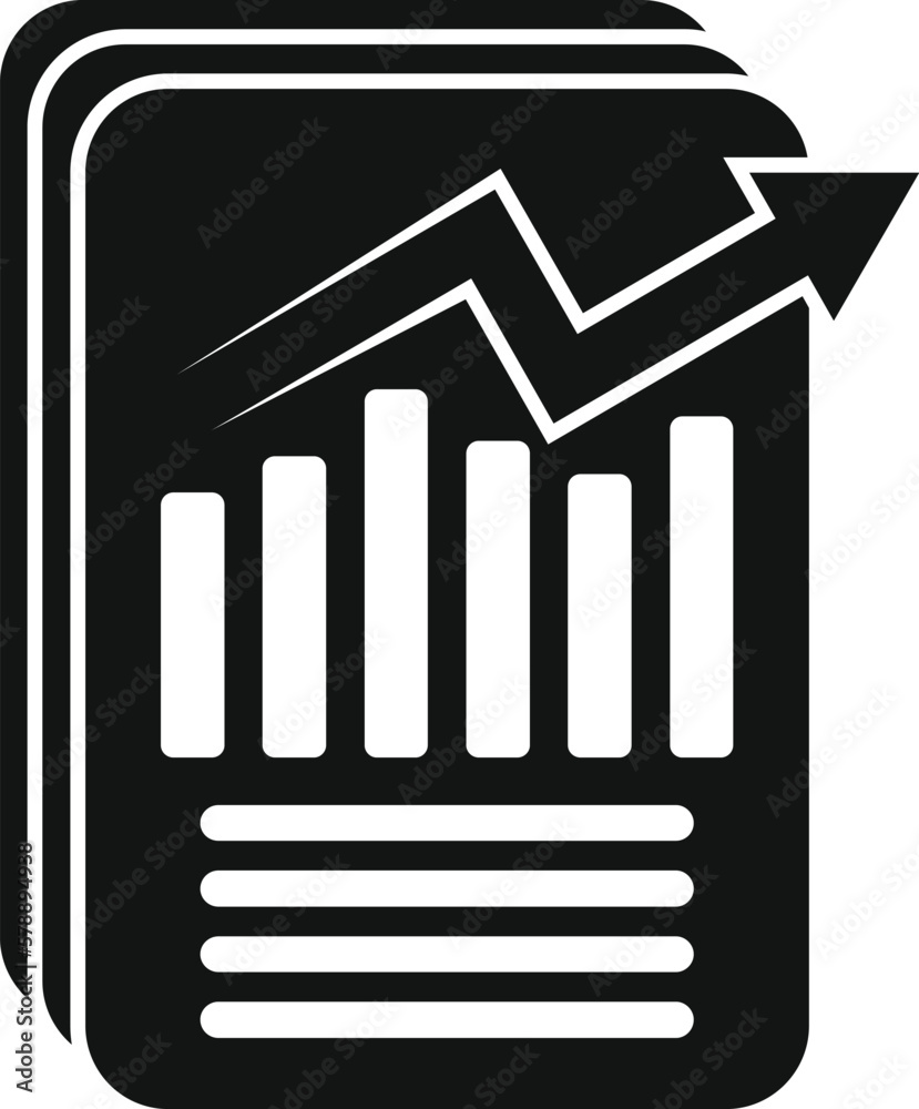 Success plan icon simple vector. Invest finance. Work income Success plan icon simple vector. Invest finance. Work income
