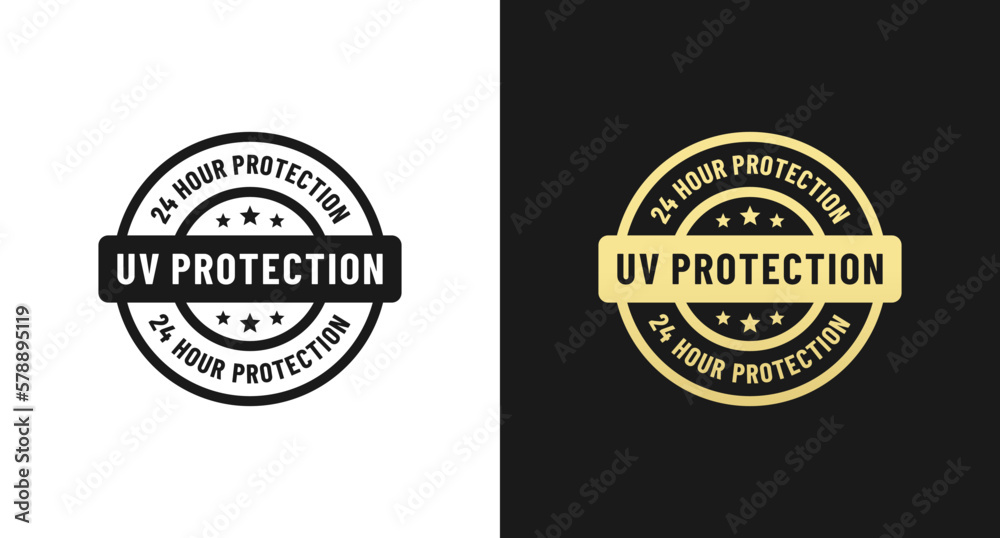 UV Protection Label Vector or UV Protection Mark Vector Isolated in Flat Style. UV Protection Vector. UV Protection label vector for skincare product design element. Simple label vector isolated. UV Protection Label Vector or UV Protection Mark Vector Isolated in Flat Style. UV Protection Vector. UV Protection label vector for skincare product design element. Simple label vector isolated.