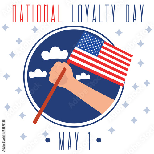 Poster for National Loyalty Day in USA