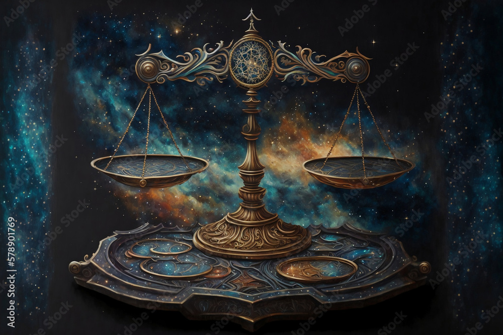 Generative AI Explores the Symbolic Meaning of the Scales of Justic