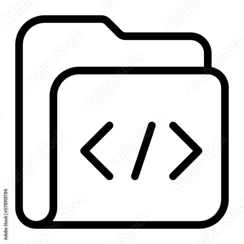 coding line icon