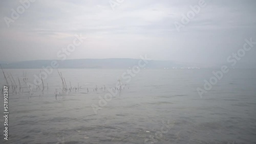 sea of galilee view israel photo